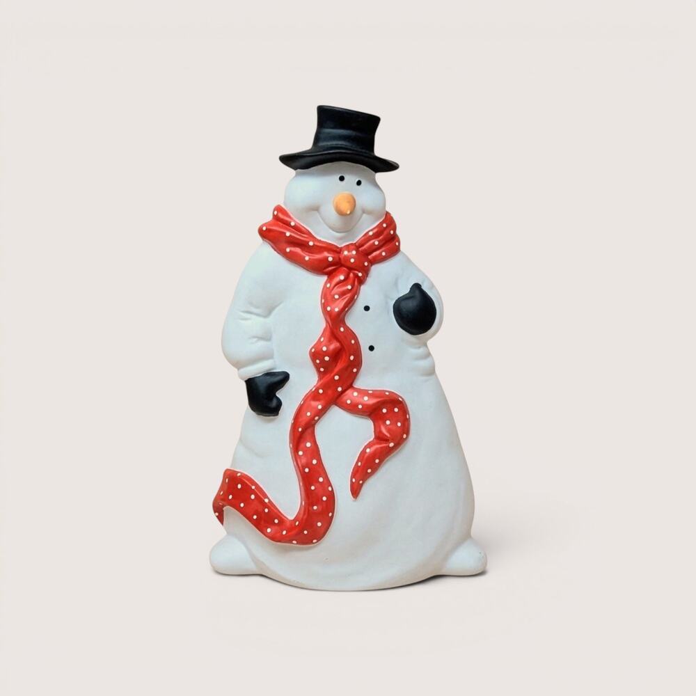 Vintage Department 56 Ceramic Snowman Figurine